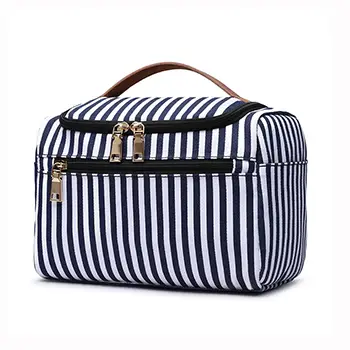 Men's Hanging Toiletry Bag Oxford Large Travel White Vintage Makeup Case